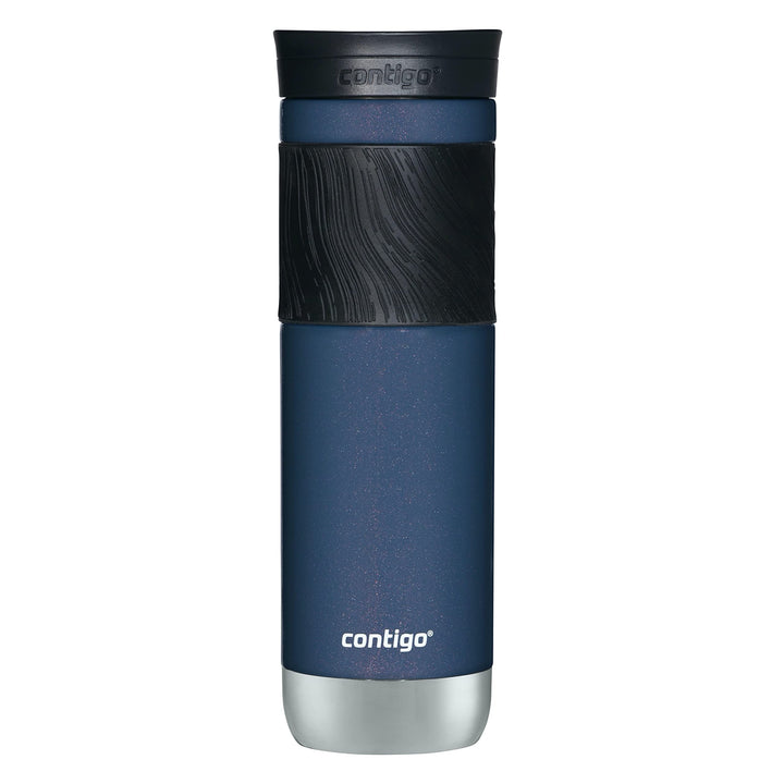 Contigo Byron Vacuum-Insulated Stainless Steel Travel Mug with Leak-Proof Lid, Reusable Coffee Cup or Water Bottle, BPA-Free, Keeps Drinks Hot or Cold for Hours, 24oz, Midnight Berry