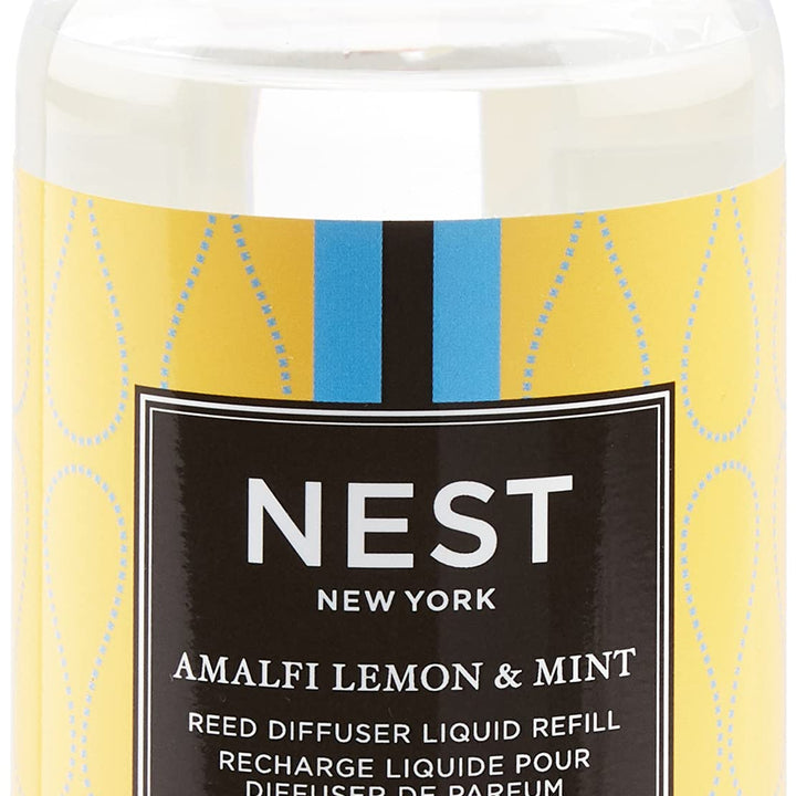 NEST Fragrances Amalfi Lemon & Mint Reed Diffuser Refill, 5 Fluid Ounces