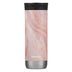 Contigo Huron Vacuum-Insulated Stainless Steel Travel Mug with Leak-Proof Lid, Keeps Drinks Hot or Cold for Hours, Fits Most Cup Holders and Brewers, 20oz Pink Marble