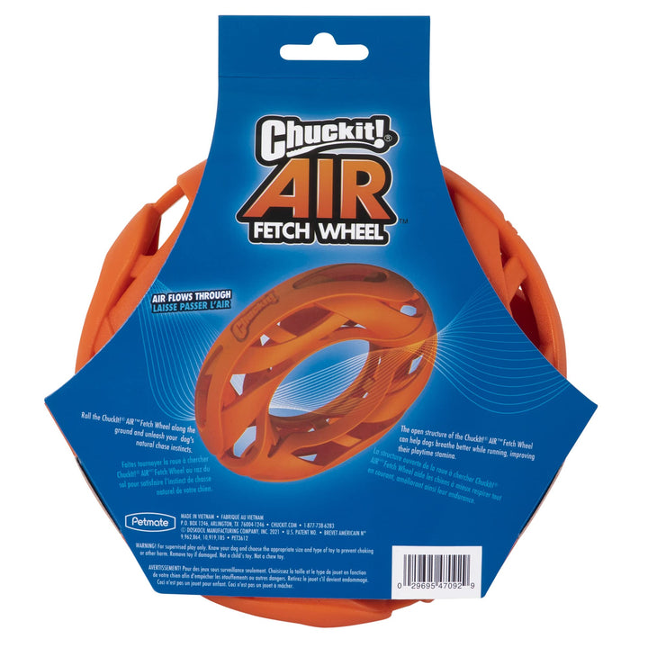 Chuckit Air Fetch Wheel Doy Toy, Orange