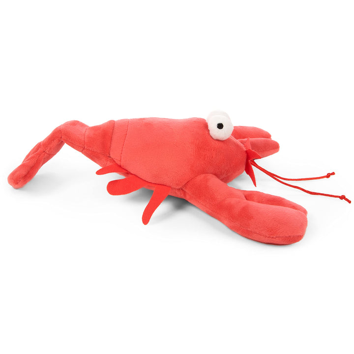 goDog Action Plush Lobster Animated Squeaky Dog Toy, Chew Guard Technology - Red, One Size