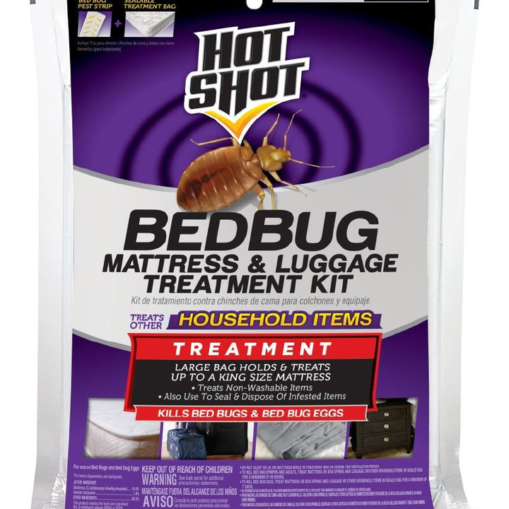 Hot Shot Bed Bug Mattress & Luggage Treatment Kit, Controls Bed Bugs And Eggs On Mattresses, Luggage, Furniture And More 1 Ounce (Pack of 1)