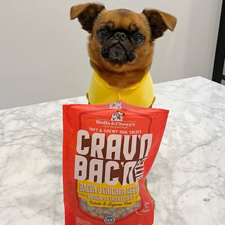 Stella & Chewy's Crav'n Bac'n Dog Treats Bacon & Chicken Recipe, 8.25 oz. Bag