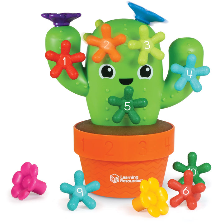 Learning Resources Carlos The Pop & Count Cactus,Toddler Learning Toys, Preschool Toys, Educational Toys for Kids, Cactus Toys for Kids, Age 18+ Months,16 Pieces