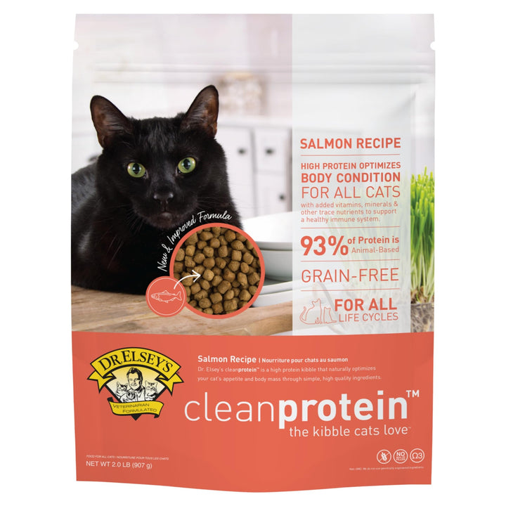 Dr. Elsey's Cleanprotein Salmon Formula Dry Cat Food, 6.6 Lb 6.6 Pound (Pack of 1)