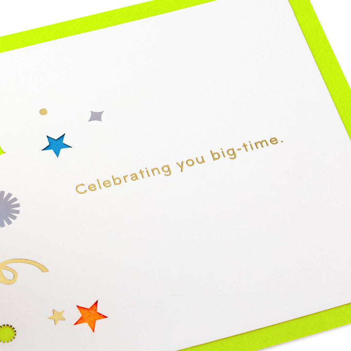 Hallmark Signature Paper Wonder Pop Up Congratulations Card, Fathers Day Card, or Birthday Card (Celebrate) (1299RZH1130) Pop Up, Celebrate