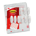 Command Medium Designer Adhesive Wall Hooks for Hanging Christmas Decorations, 9 White Damage-Free Hooks with 12 Strips