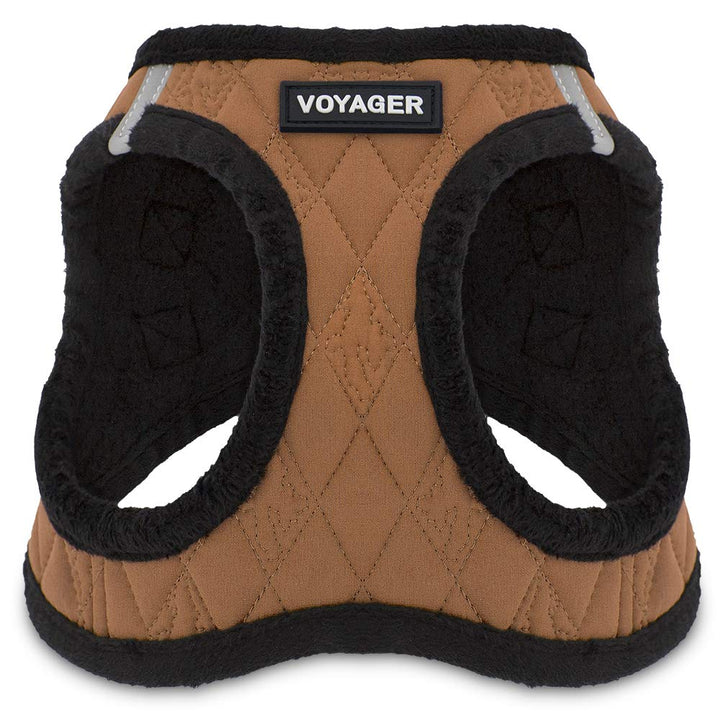 Voyager Step-In Plush Dog Harness – Soft Plush, Step In Vest Harness for Small and Medium Dogs by Best Pet Supplies - Harness (Beige Plush), S (Chest: 14.5 - 16") Harness (Beige Plush) S (Chest: 14.5 - 16")