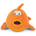goDog Action Plush Goldfish Animated Squeaky Dog Toy, Chew Guard Technology - Orange, One Size