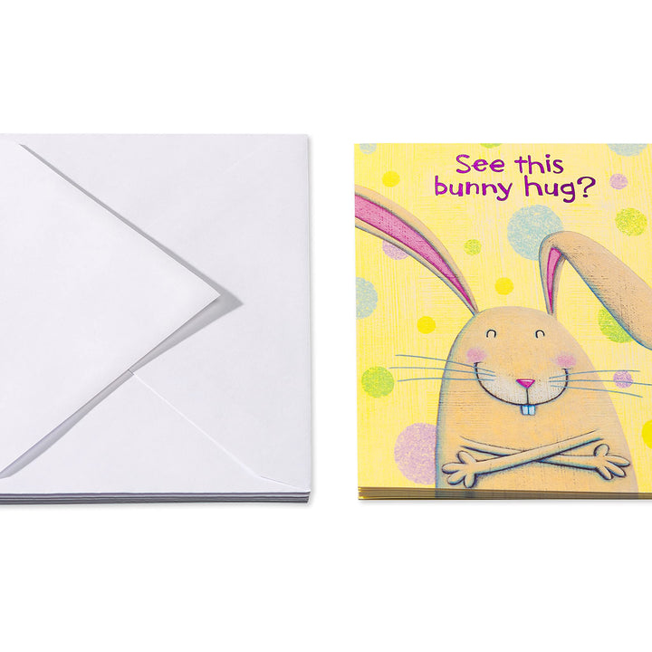 American Greetings Easter Cards with Envelopes, Bunny Hug (6-Count) It's for You