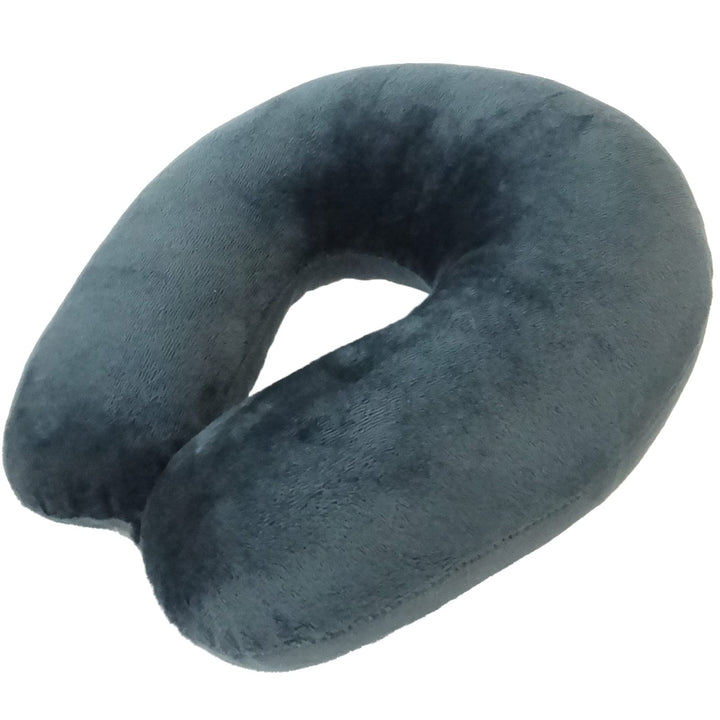 Cozy Soft Microfiber Neck Pillow, Adult, Charcoal