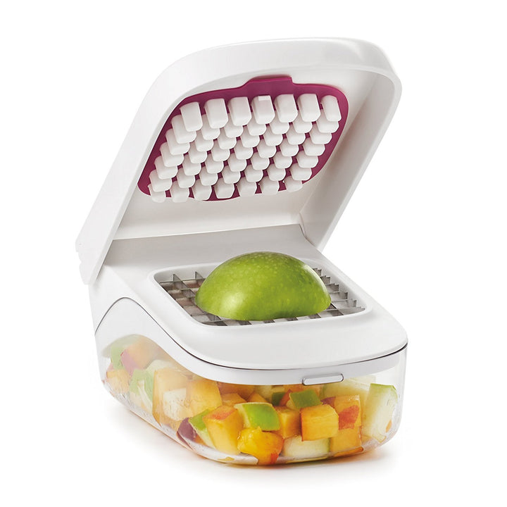 OXO Good Grips Vegetable and Onion Chopper with Easy Pour Opening White