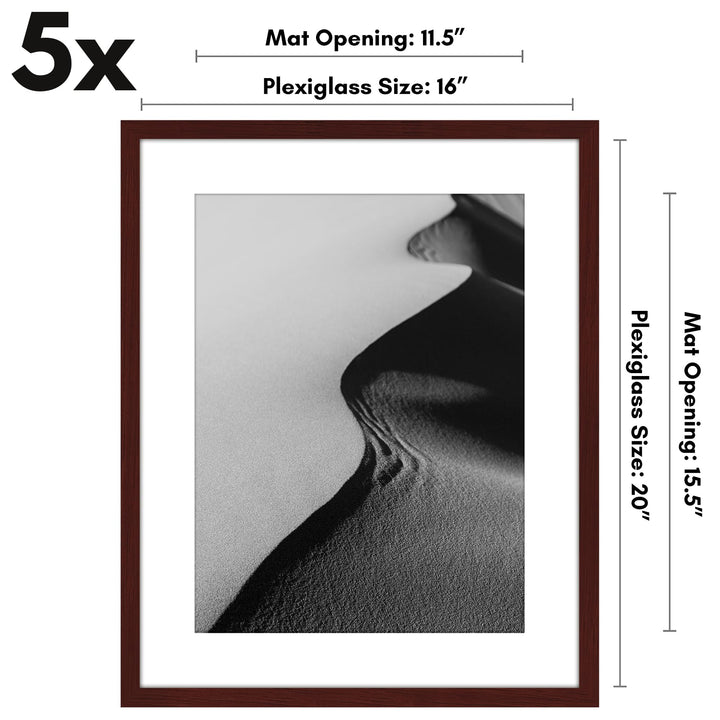 Americanflat 12x16 Picture Frame with Polished Plexiglass - Set of 5 - Use as 8.5x11 Frame with Mat or 12x16 Frame Without Mat - Galleria Collection - Gallery Wall Frame Set for Wall Display - White