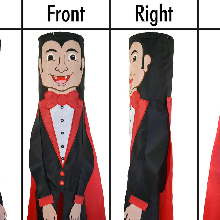 In the Breeze 5148 Dracula 40-Inch Buddy Windsock-Outdoor Halloween Decoration 40" Dracula