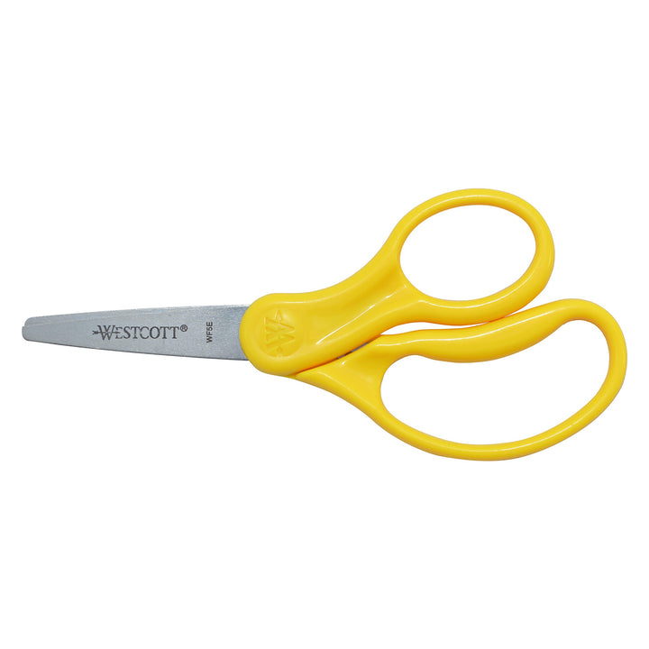 Westcott Scissors For Kids, 5’’ Pointed Safety Scissors, Assorted, 6 Pack (16455)