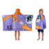 Franco Kids Bath and Beach Soft Cotton Terry Hooded Towel Wrap, 24 in x 50 in, ET The Extra Terrestrial