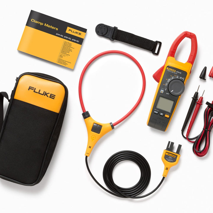 Fluke 376FC True-RMS Clamp Meter with iFlex & TPAK Meter Hanging Kit 1000 A 376 FC Clamp Meter + Meter Hanging Kit