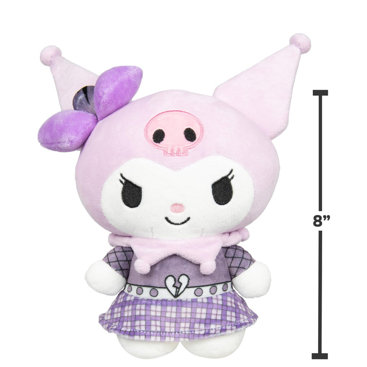 Hello Kitty and Friends Series 2, Kuromi Punks Plush - Officially Licensed Sanrio Product from Jazwares - Ages 6+