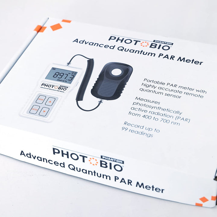 LGBQM2 Advanced Quantum Sensor PAR Meter (Micromoles), Measure Light Intensity