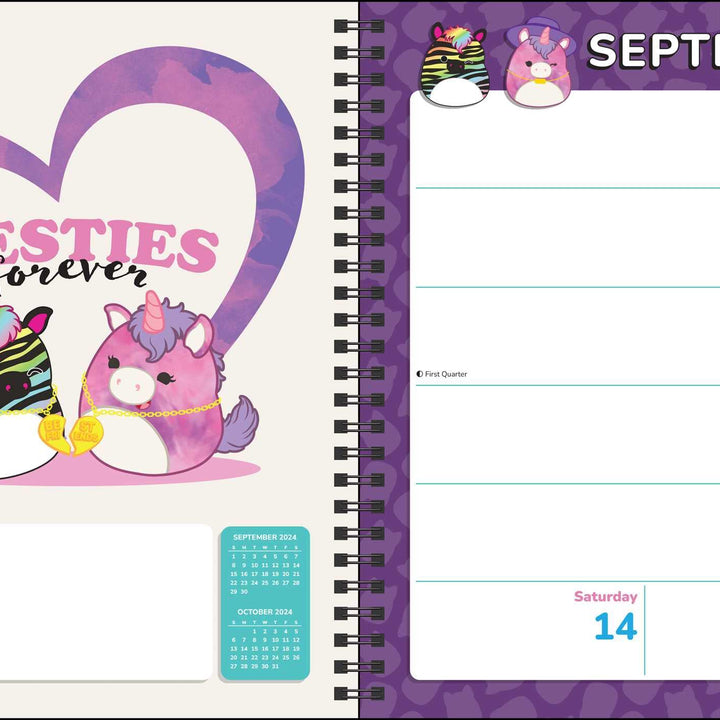 Squishmallows 12-Month 2024 Monthly/Weekly Planner Calendar