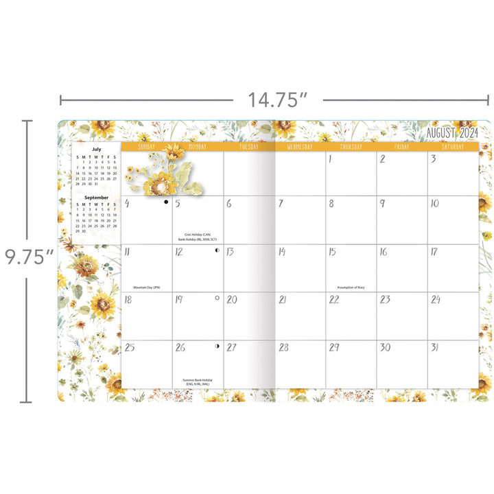 WSBL Watercolor Wonder 2025 Monthly Planner (25997050041)