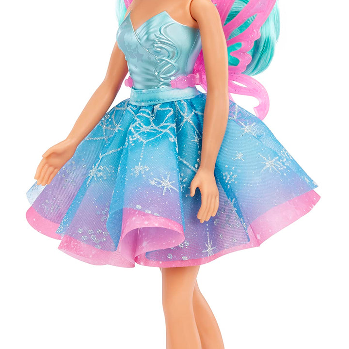 MGA Entertainment Dream Ella Color Change Surprise Fairies Celestial Series Doll - Aria, Star Inspired Fairy Fashion Doll with Iridescent Sparkly Wings, Tiara & Purple Hair, Multicolor (585114)