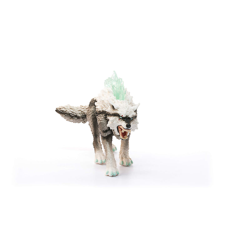 Schleich Eldrador Monster Creatures Mythical Snow Wolf Action Figure - Magical Ice Monster Snow Wolf Animal Figurine, Ferocious Enchanting Realistic Creature Toy for Boys, Girls, Gift for Kids Age 7+ 2022 Box Style