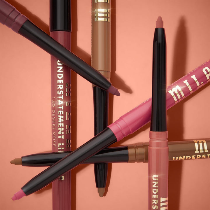 Milani Understatement Lipliner Pencil - Highly Pigmented Retractable Soft Lip Liner Pencil, Easy to Use Lip Makeup