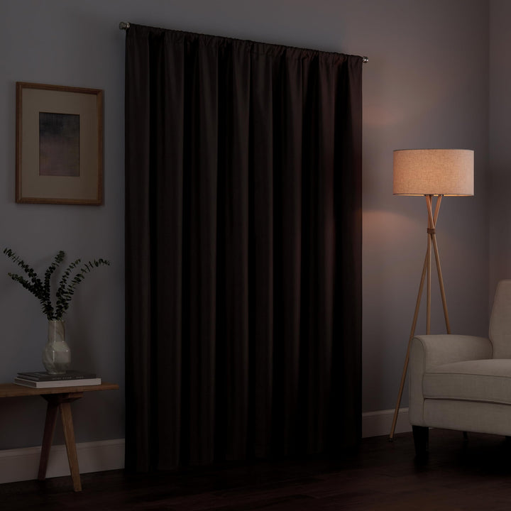 Eclipse Kendall Blackout Curtain, Thermal Insulated Grommet Window Panel, Noise Reducing Curtains for Bedroom, Living Room or Nursery, (1 Panel), 54 in Long x 42 in Wide, Raspberry 42"W x 54"L (Pack of 1)