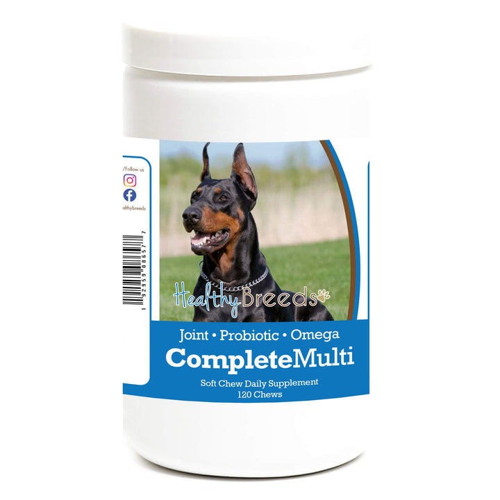 Healthy Breeds Doberman Pinscher All in One Multivitamin Soft Chew 120 Count