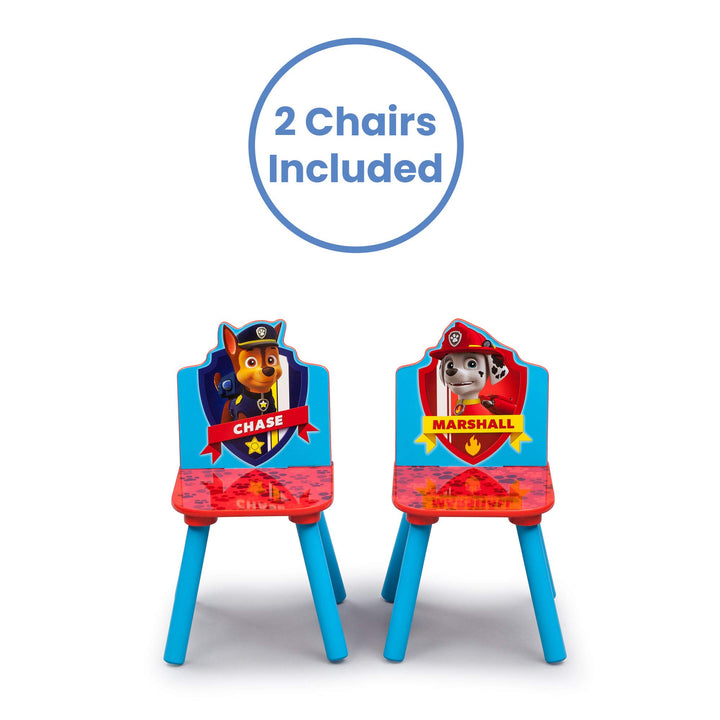 Delta Children Kids Table Storage (2 Chairs Included) -Ideal for Arts & Crafts, Snack Time, Homeschooling, Homework & More, Baby Shark, 3 Piece Set