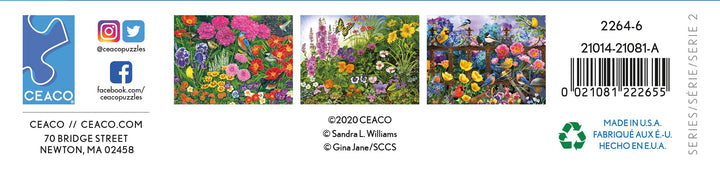 Ceaco - Gina Jane - Hydrangeas - Oversized 300 Piece Jigsaw Puzzle