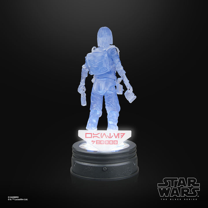 STAR WARS The Black Series Holocomm Collection OSHA Aniseya, Collectible 6 Inch Action Figure with Light-Up Holopuck