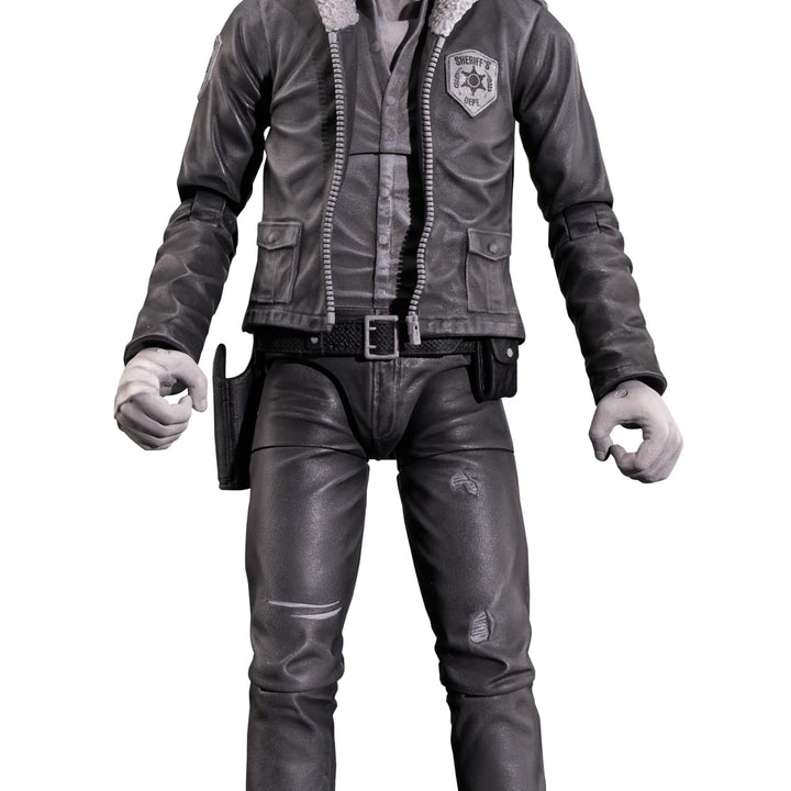 Diamond Select Toys The Walking Dead Comic Series 1 7-Inch Rick Grimes Action Figure with 16 Points of Articulation (Black and White)