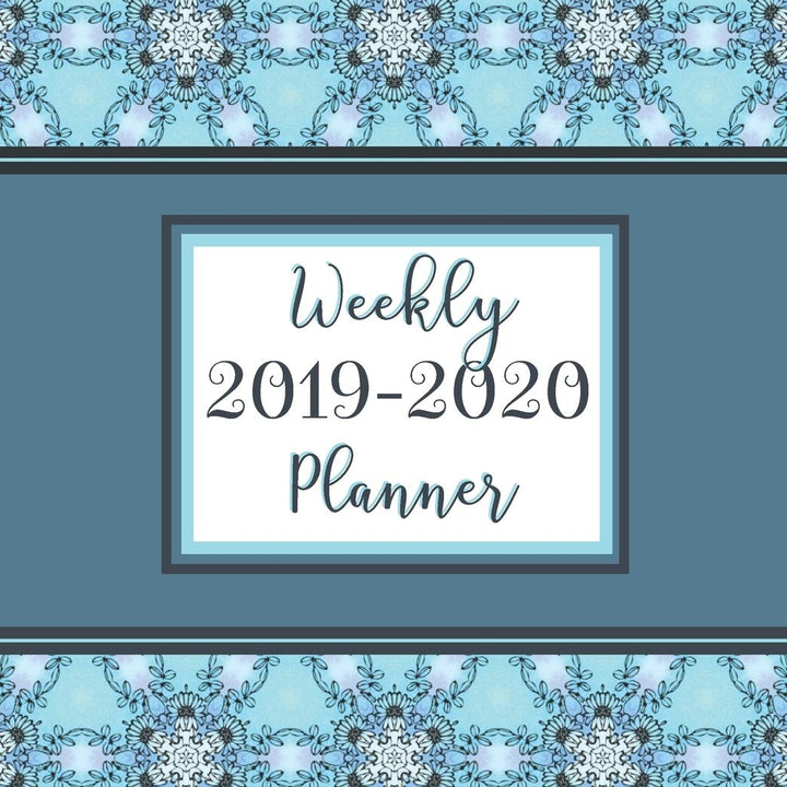 2019-2020 Weekly Planner: 16-Month Planner with Time Slots, Monthly Calendars & Password Tracker, Pretty Practical Planners Blue Mandala, Medium Size Planner