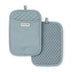 KitchenAid Asteroid Pot Holder 2-Pack Set, Fog Blue, 7"x10" 7"x10"