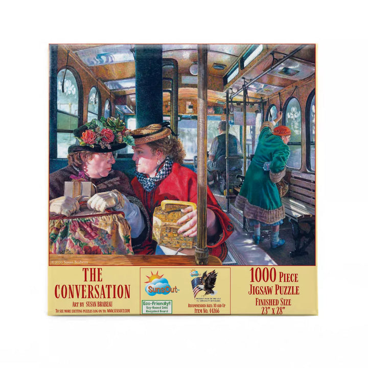 Sunsout the Conversation 1000 Pc Jigsaw Puzzle 44266