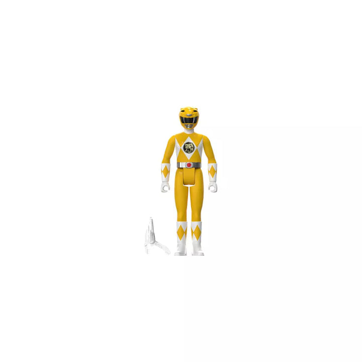 Super7 - Mighty Morphin Power Rangers - Reaction Sdcc 2023 - Yellow Ranger [Triangle Box]