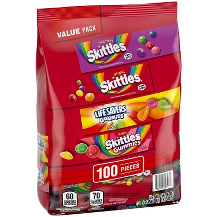 Skittles & Lifesavers Variety Pack, 100 Pcs.