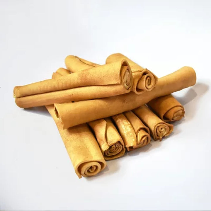 Canine Chews 8" Basted Rawhides for Dogs, 25 Ct. (Choose Flavor)