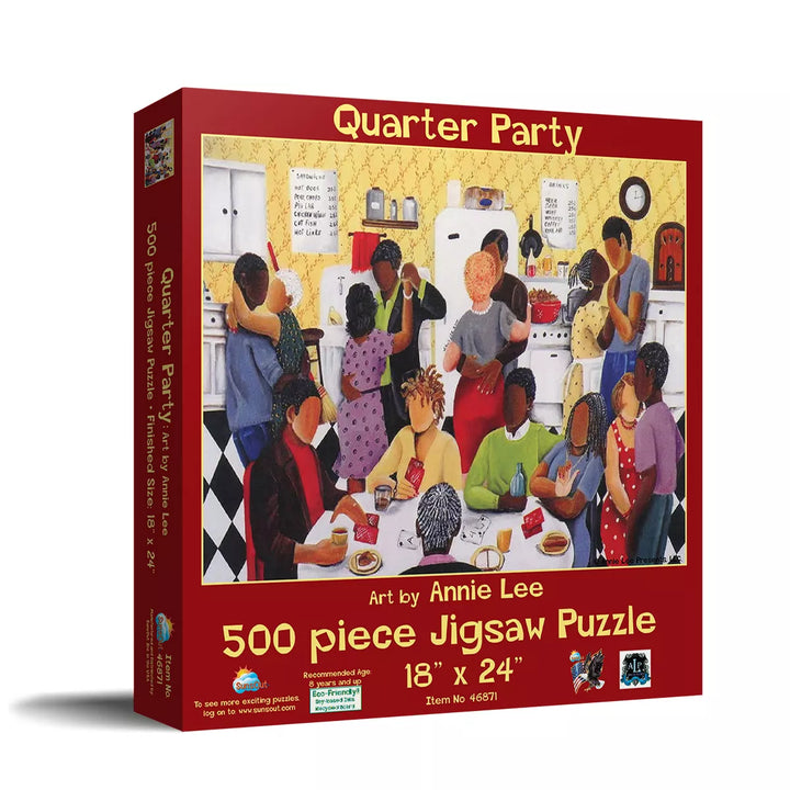 Sunsout Quarter Party 500 Pc Jigsaw Puzzle 46871