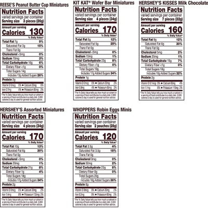 Hershey Easter Springtime Mix Chocolate Candy, Variety Pack, 125 Pcs.