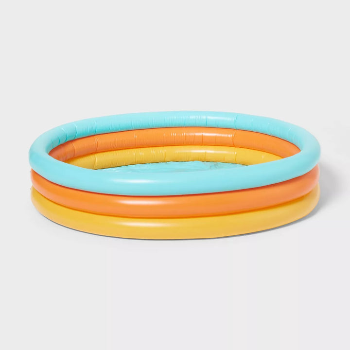 Inflatable 3-Ring Pool - Sun Squad