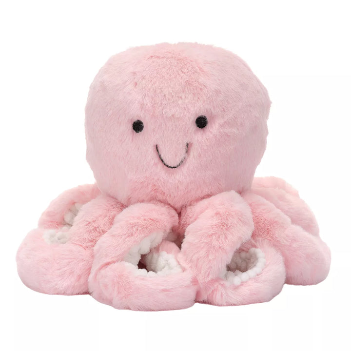 Lambs & Ivy Sea Dreams Pink Plush Octopus Stuffed Animal Toy - Bubbles