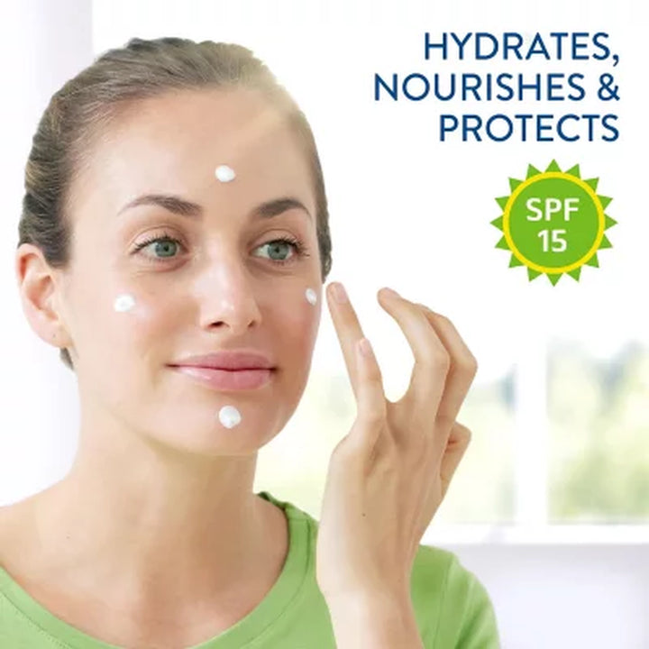 Cetaphil Daily Facial Moisturizer with Sunscreen, SPF 15, 4 Oz., 3 Pk.