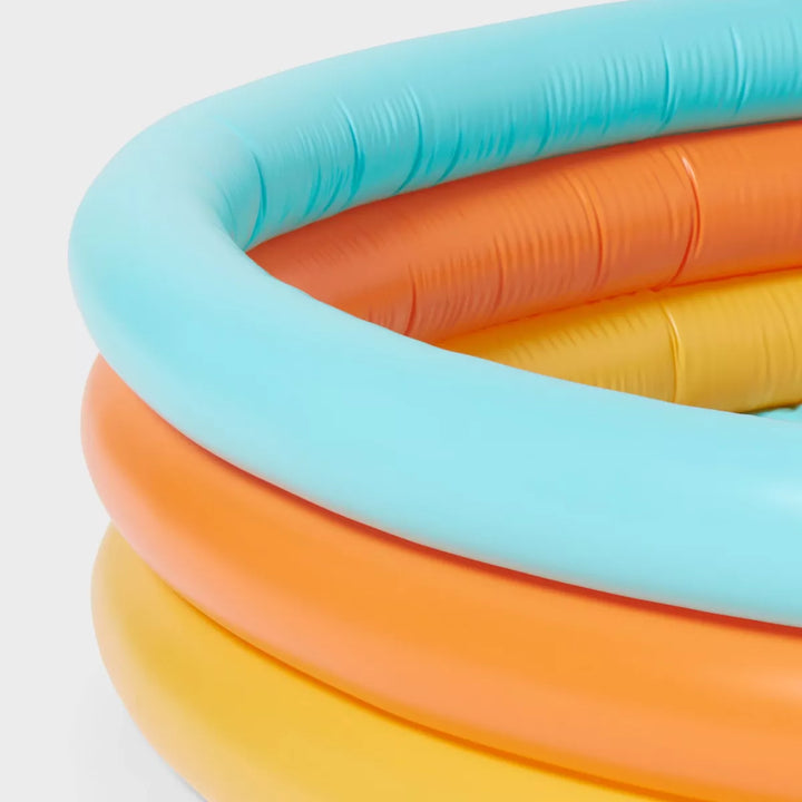 Inflatable 3-Ring Pool - Sun Squad