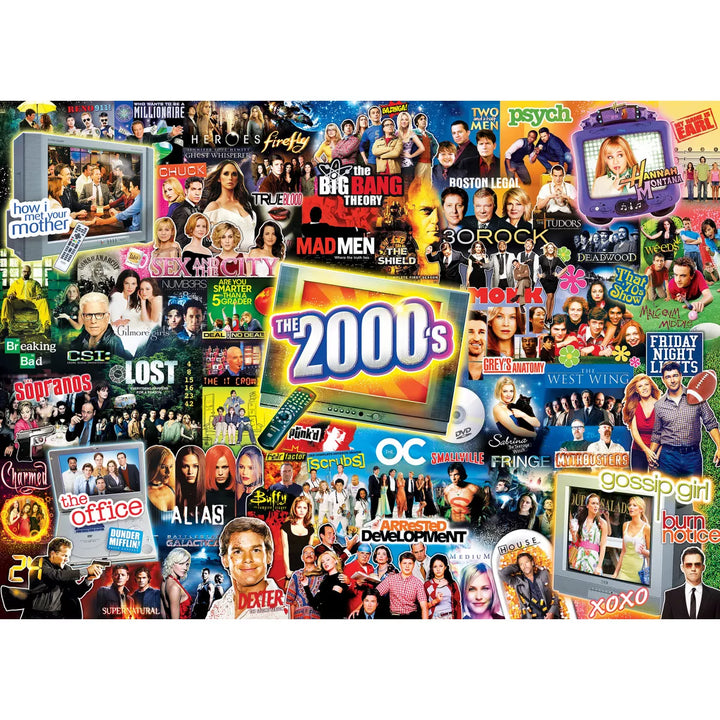 Masterpieces TV Time - 2000'S Shows 1000 Piece Jigsaw Puzzle.