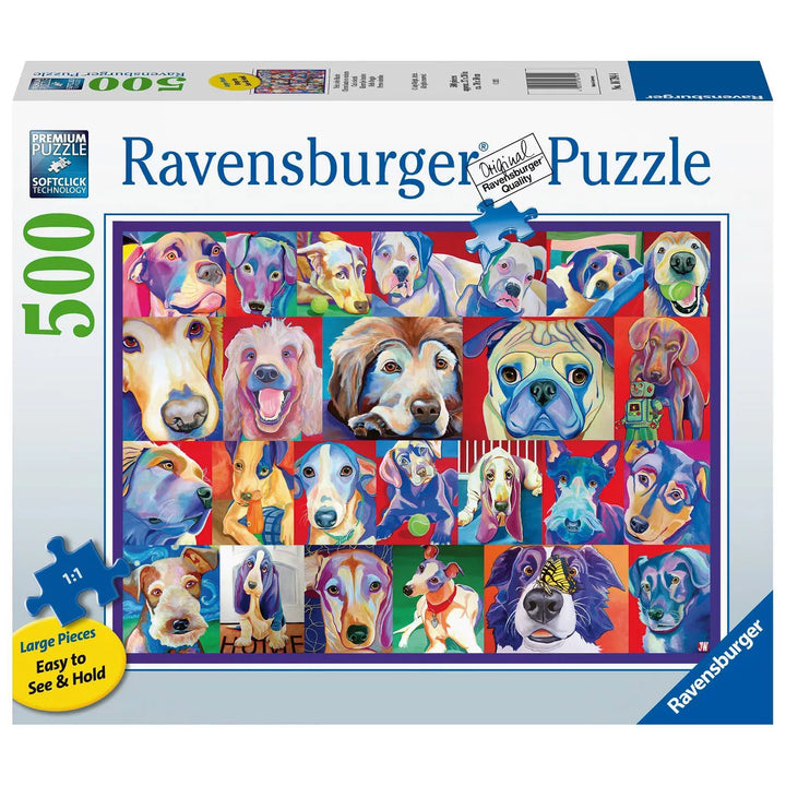 Ravensburger Hello Doggie Large Format Jigsaw Puzzle - 500Pc