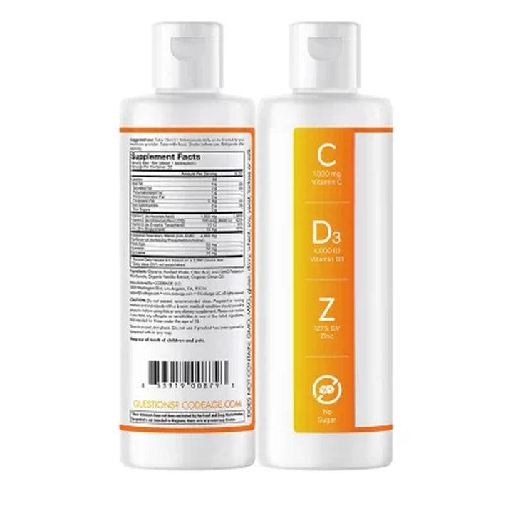 Codeage Liposomal Vitamin C 1000 Mg. + Zinc (32 Fl. Oz., 2 Pk.)