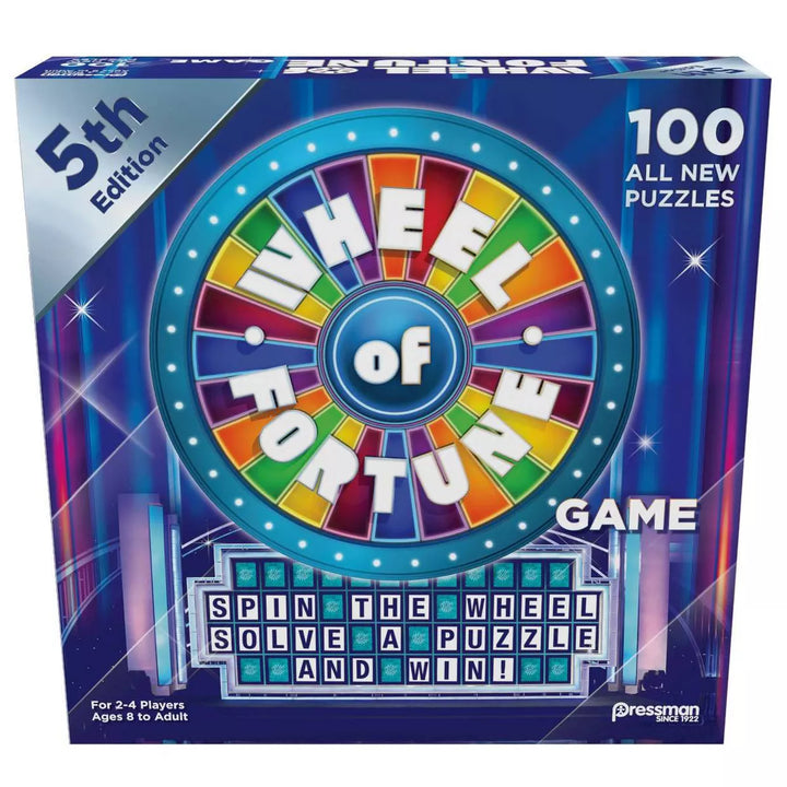 Pressman Wheel of Fortune 5Th Edition Board Game